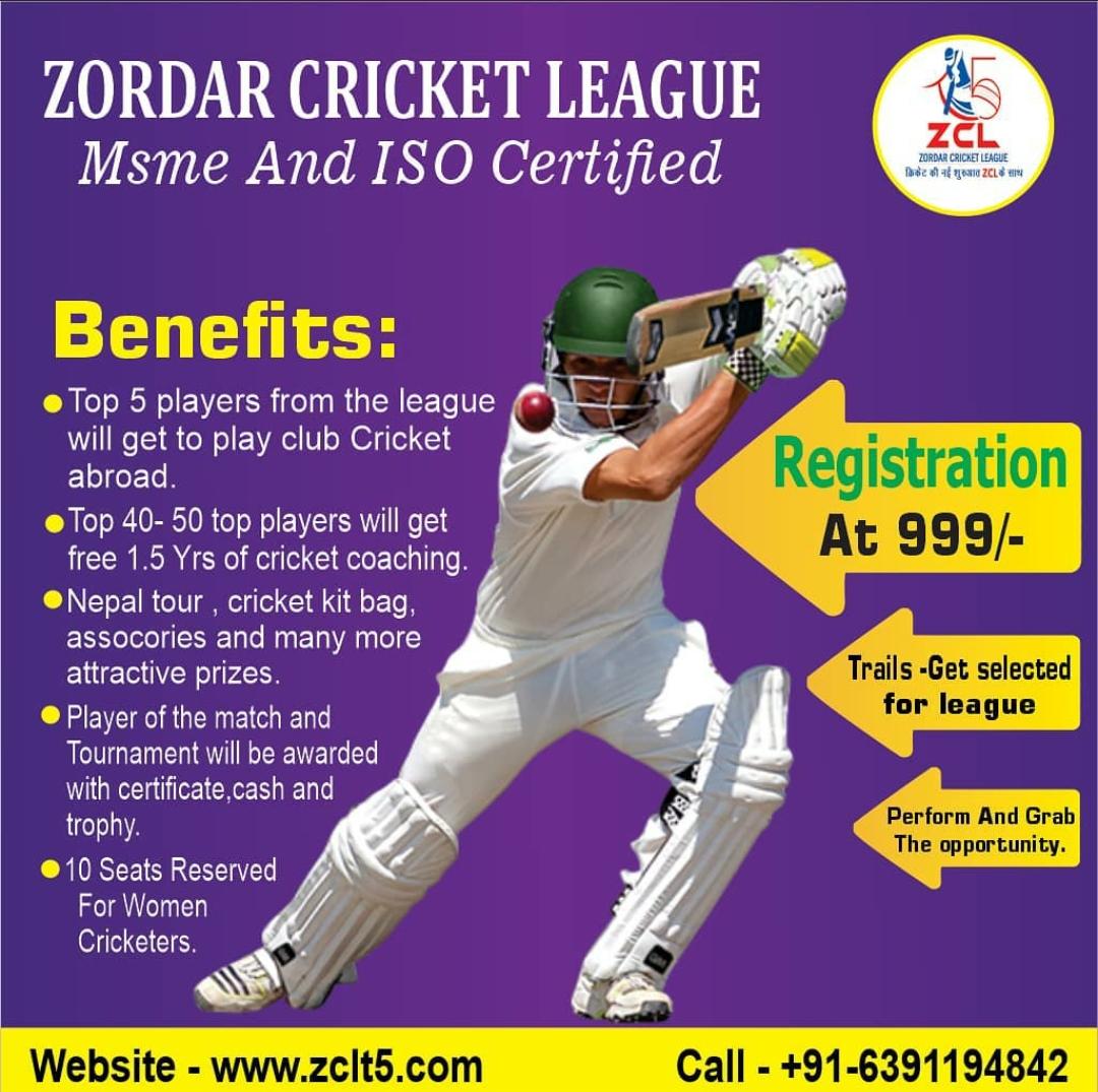 Zordar Cricket League